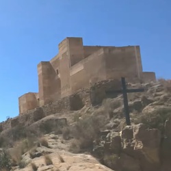 Uitzicht vanaf het kasteel in Cox