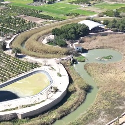 Wandelroute langs rivier de Segura