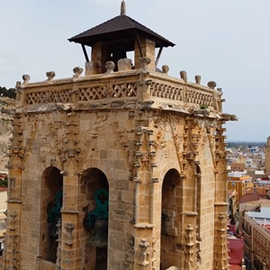 Historisch straatbeeld in het centrum van Orihuela