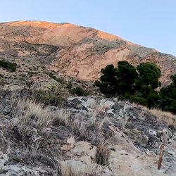 Natuurgebied bij Redován met zicht op de bergen