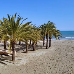 Duinen en stranden bij Santa Pola Natuurlijke duinen en stranden bij Santa Pola