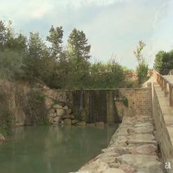 Landschap met barrancos nabij Aspe