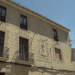 Historisch straatbeeld in Hondón de las Nieves