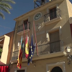 Straatbeeld van Hondón de las Nieves