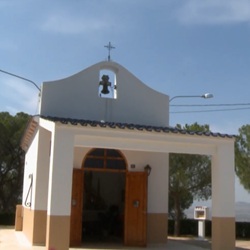 Straatbeeld met traditionele huizen in Pinoso
