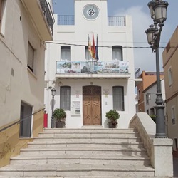 Straatbeeld in het centrum van Calp