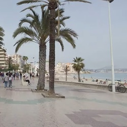 Strand nabij Playa del Arenal-Bol in Calp