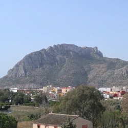 Uitzicht over natuur Els Poblets