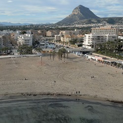 Strand Playa del Arenal in Jávea