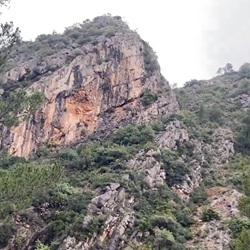 Heuvelachtig landschap bij Teulada