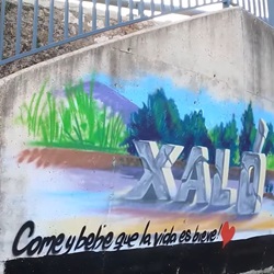 Uitzicht op Xaló in de Valle de Pop