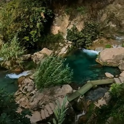 Uitzicht op de groene vallei van Callosa d’en Sarrià