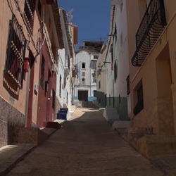 Straatbeeld in Callosa d’en Sarrià