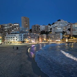 Moderne kustzone van Finestrat