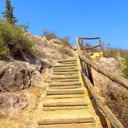 Wandelroute bij kasteel van Polop met uitzicht