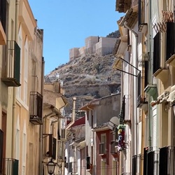 Uitzicht op het centrum van Jijona