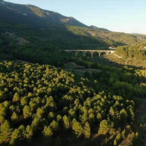 Restanten Moorse verdedigingswerken in Alcoy