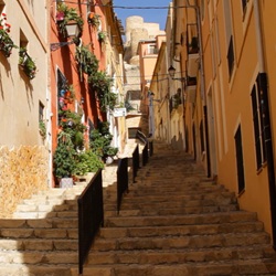 Straatje in historisch Biar