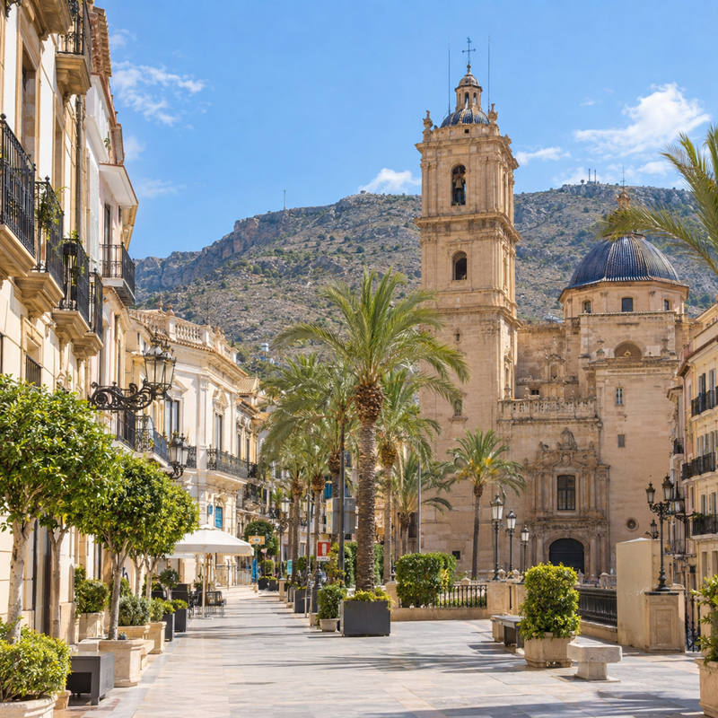 Bevolkingsdichtheid en spreiding van inwoners in Orihuela