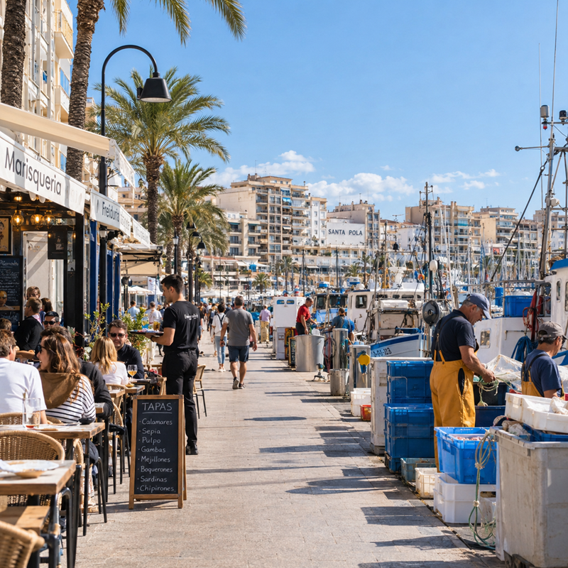 Werken in Santa Pola Werken in Santa Pola aan de Costa Blanca