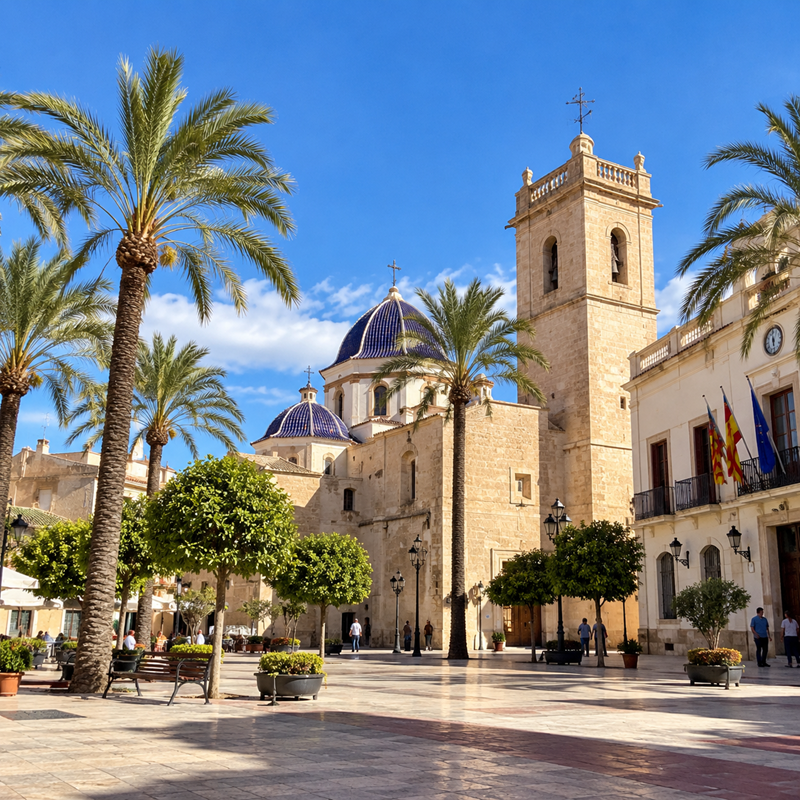 Bevolkingsdichtheid en spreiding in Sant Joan d'Alacant