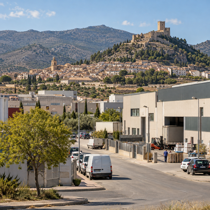 Werken in Castalla en de industriële Foia de Castalla