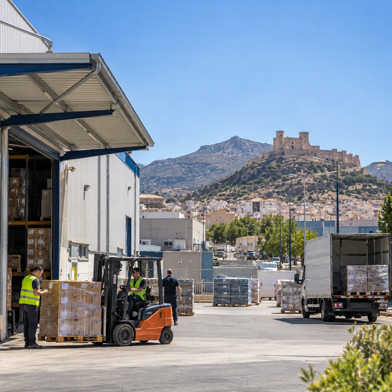 Werken in Villena Werken in Villena in het binnenland van Alicante