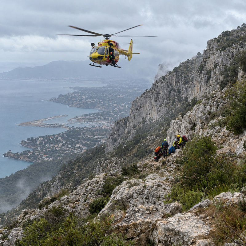 Reddingsactie op de Montgó bij Dénia na vermissing van een hardloper