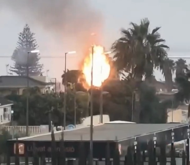 Brand in Los Balcones in Torrevieja