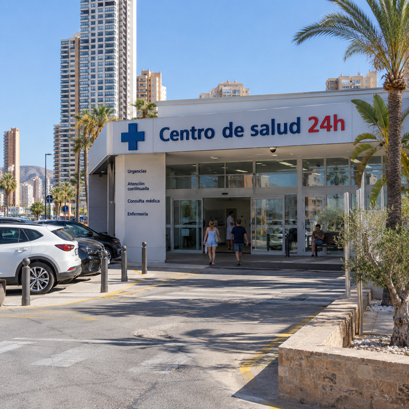 Afbeelding bij het nieuwe 24-uurs zorgpunt in Benidorm