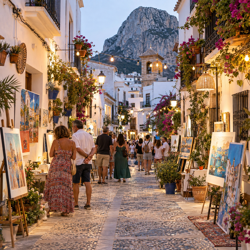 Kunst en cultuur in het historische centrum van Calpe