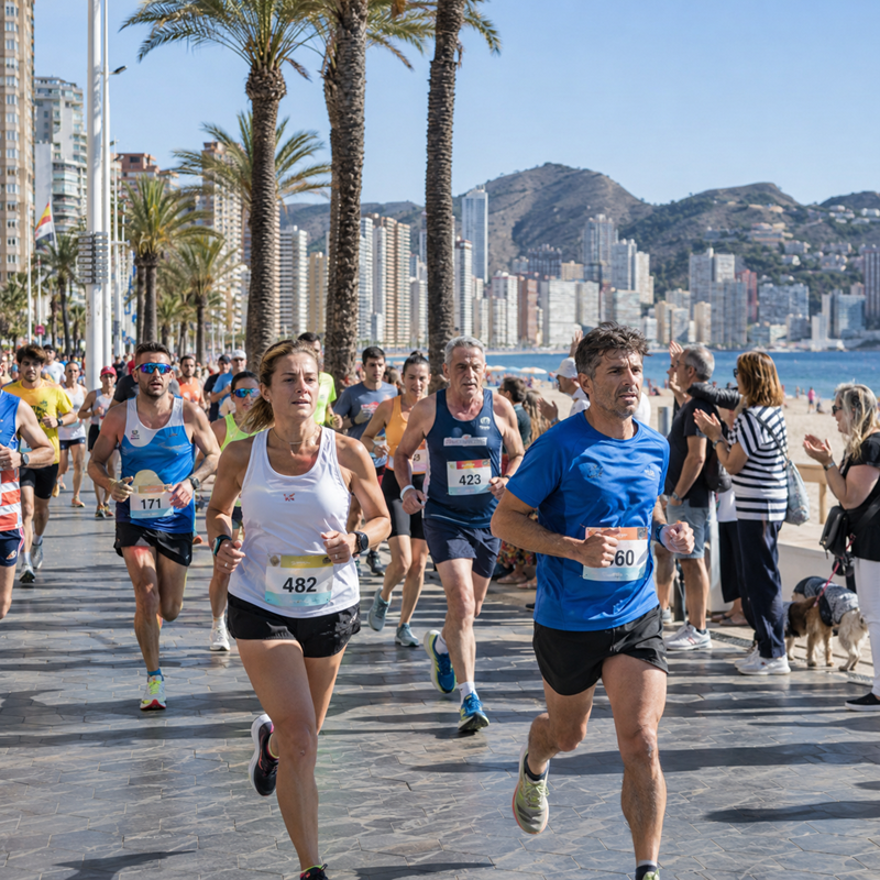 Solidariteitsloop En Primera Línea in Benidorm