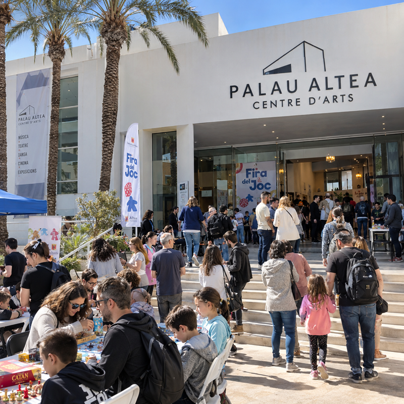 Fira del Joc met bordspellen en activiteiten in Palau Altea