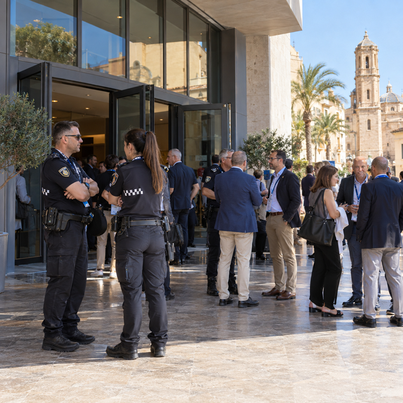 Politiecongres over operationele veiligheid en tactische training in Orihuela